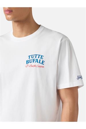 T-Shirt In Cotone Portland Man Con Stampa Frontale e Posteriore MC2 SAINT BARTH | T-shirt | PRL000201227L